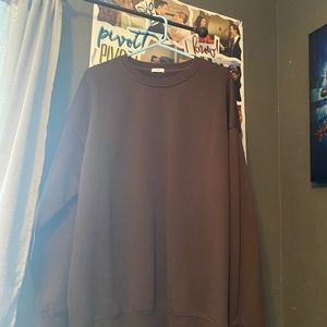 Brown forever 21 crew neck